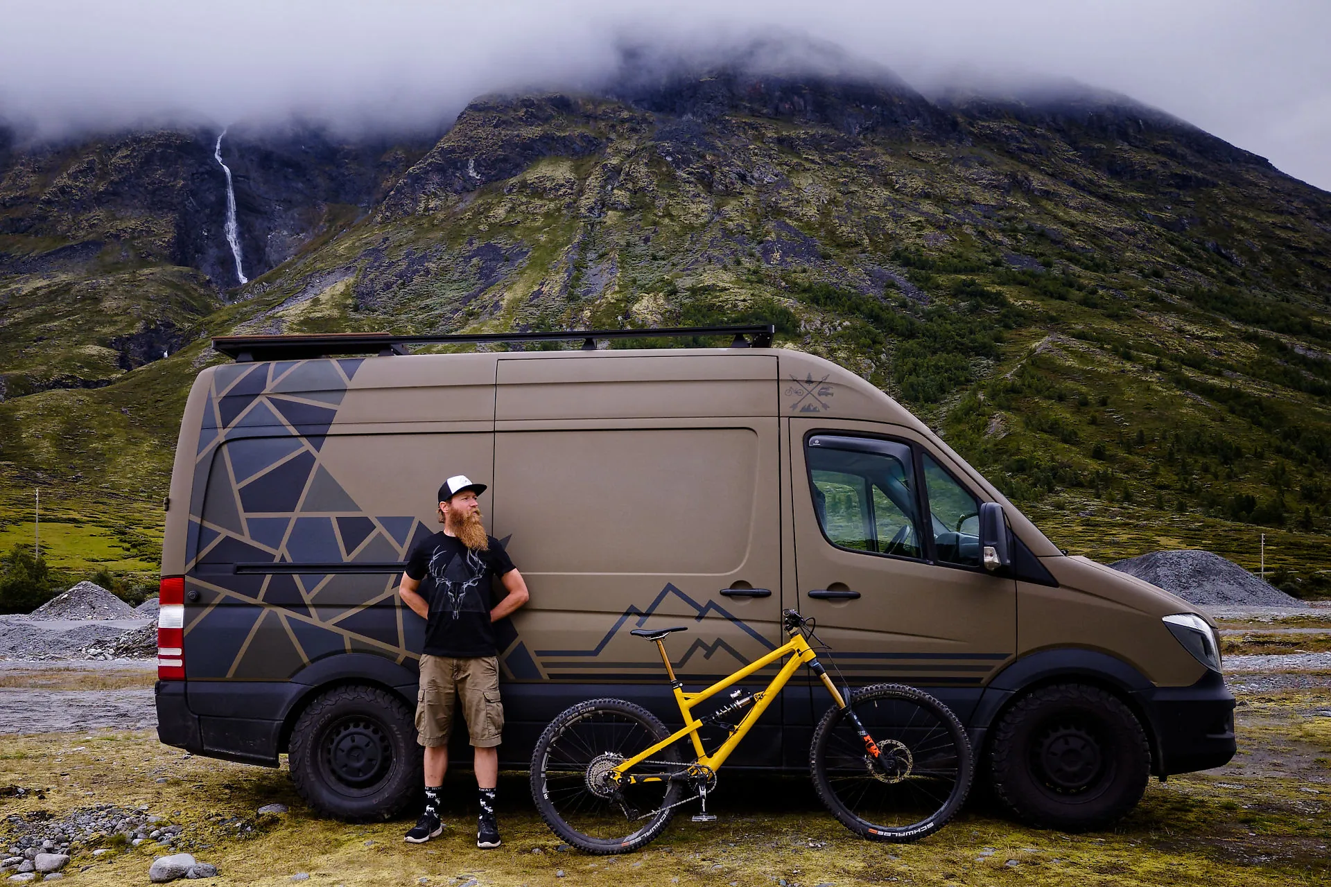 Bike, Van and me in Norway